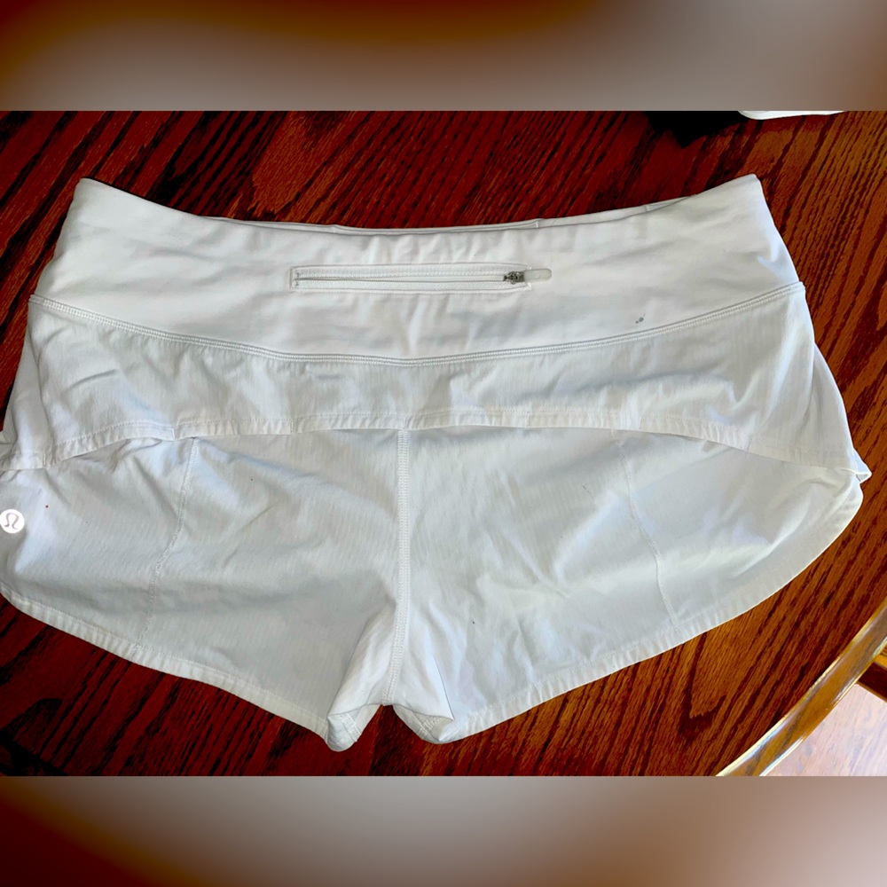 Lululemon white shorts